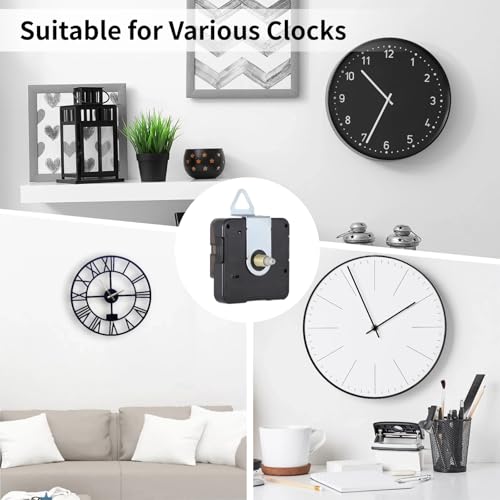 Mouvement d'horloge silencieux à balayage Homaisson : kit de remplacement 10 pièces sans bruit