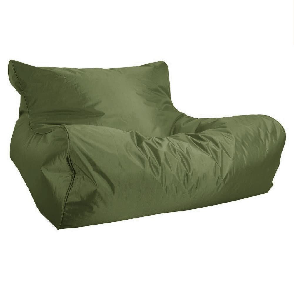 Floating Bean Bag For Pool( No Fillers),Water Play Lounge Chair,Floating Sun Chair,Pool Swimming Floating Bean Bag Lounger Cover No Filler Waterproof Pillow Sofa Bed Chaise Lounge Recliner(Army green)