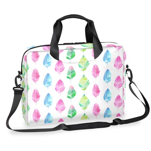 Maletín para laptop 16 pulgadas con diseño acuarela pastel miniatura 1