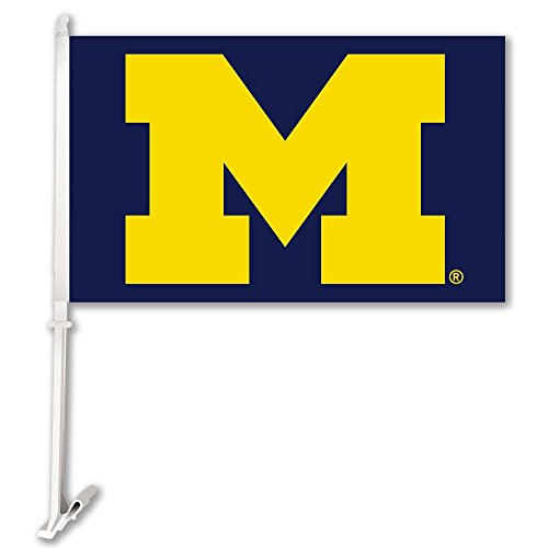 BSI NCAA Michigan Wolverines 2-Sided Car Flag