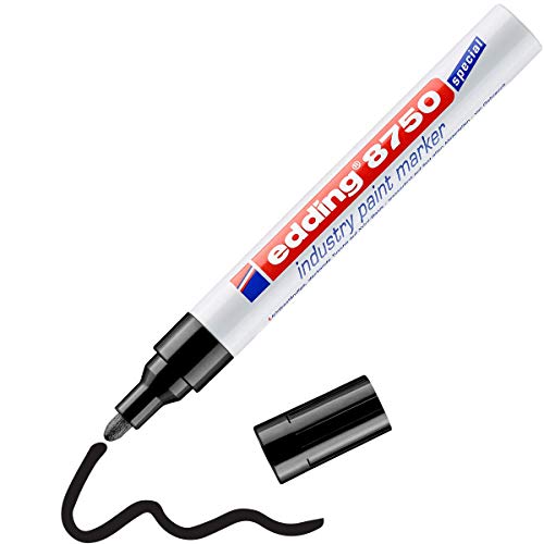 Edding Pennarello Indelebile Edding 8750 Industry Paint Marker, 2 – 4 Mm, Nero