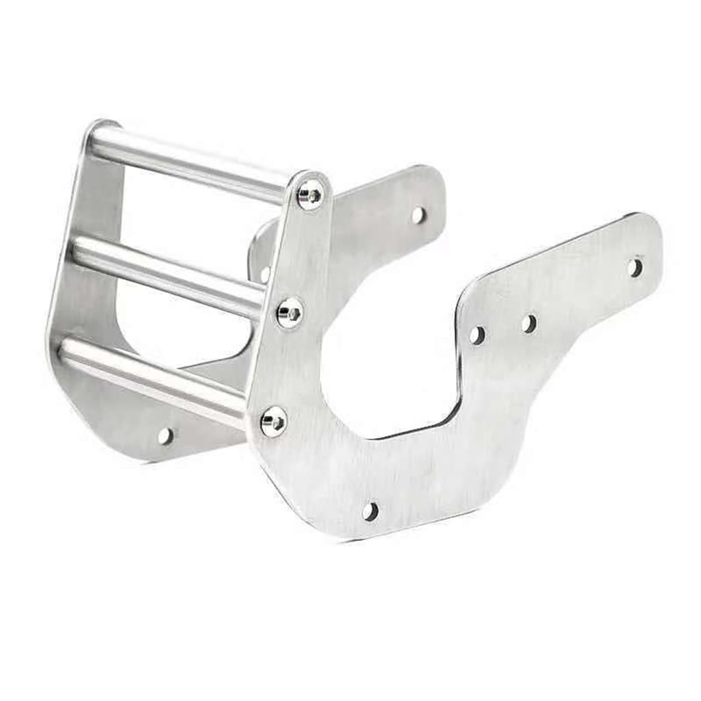 Stainless Steel Front Bumper RC Upgrade Parts for LOSI 1/8 LMT 4WD Solid AXLE Monster Truck RC Car