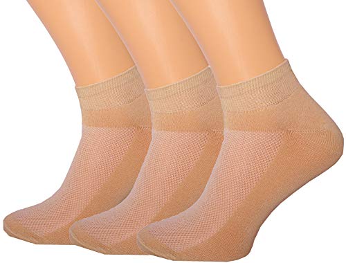 Image of RONDO 3 Pack Thin Ankle Socks - Unisex Ultra Thin Breathable Athletic Socks - Low Cut Running Ankle Socks - Thin Cotton Socks