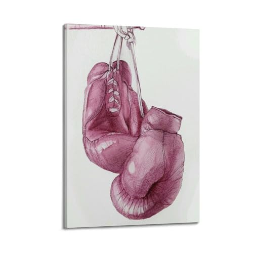 Poster mural boxe 30x45cm WIZIGM toile moderne de décoration sportive
