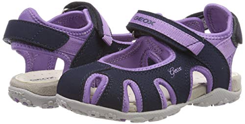 Geox Jr Roxanne D, Sandali a Punta Chiusa Bambine
