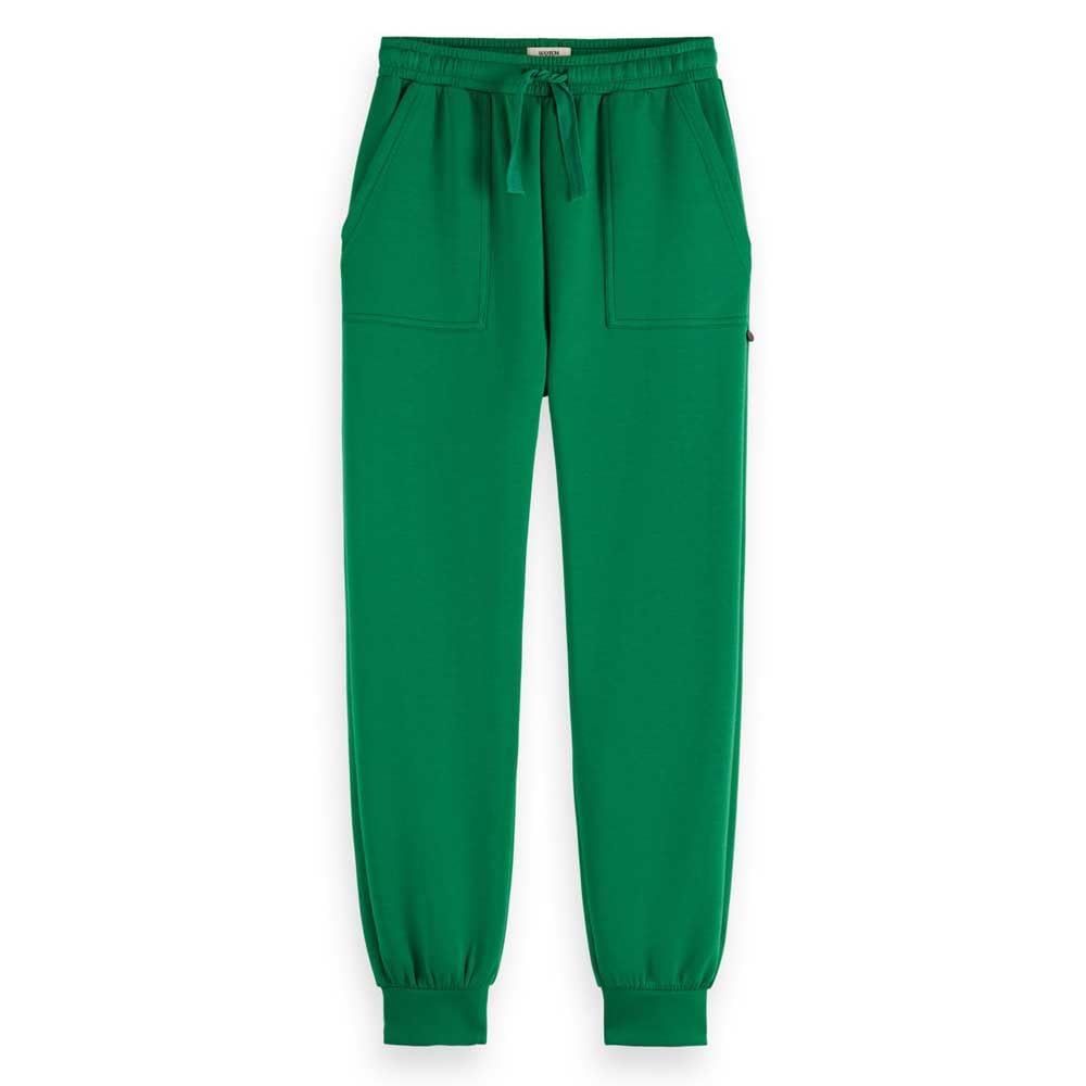 Scotch & Soda Women's Modal Sweatpants with Cuff Sweatpants, Bright Green 351,
