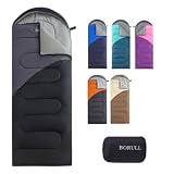 Lightweight Sleeping Bags for Kids & Adults, Backpacking & Scouts, Compact