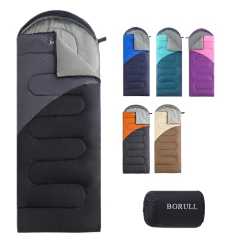 Lightweight Sleeping Bags for Kids & Adults, Backpacking & Scouts, Compact