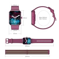 Blackview Smartwatch Damen Herren mit Telefonfunktion(Anrufe tätigen/empfangen)/Message Reminder, Sportuhr mit 100+Sportmodi, Fitnessuhr,Puls-Schlaf-Monitor, Schrittzähler, Smart Watch für Android iOS – Ansicht 7
