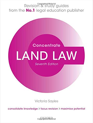 Télécharger Land Law Concentrate: Law Revision and Study Guide Livre PDF Gratuit