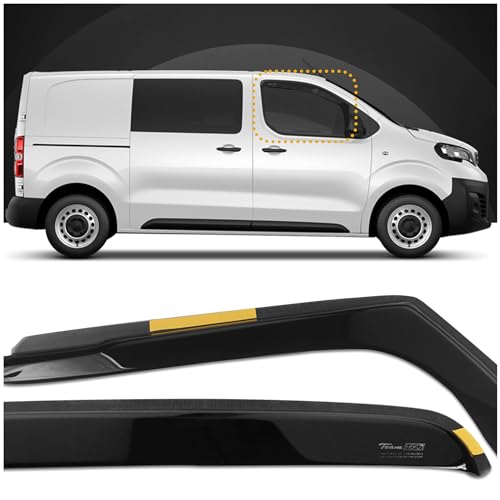 Déflecteurs Citroen Jumpy anti pluie pour rouler les vitres ouvertes sans eau