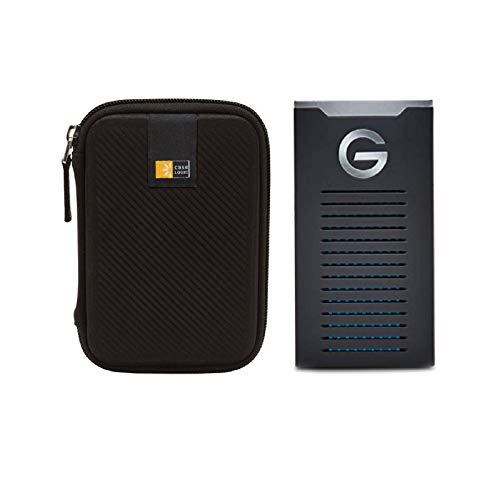 G-Technology 2TB G-Drive USB 3.1 Gen 2 Type-C Mobile SSD + Compact Hard Drive Case