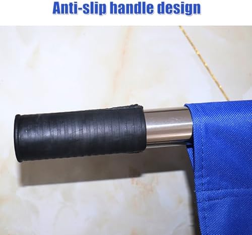 Portable Aluminum Folding Stretcher - 353 lbs Capaci Emerncy for Hospitals, Clinics, Homes, Sports, and Ambulances - Lightweight, Blue, 83x21x4.7in