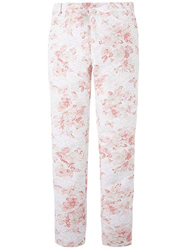 Tween Girls 8-18 Light-Blue Floral-n-Butterfly Print Stretch Skinny Jeans/Pants