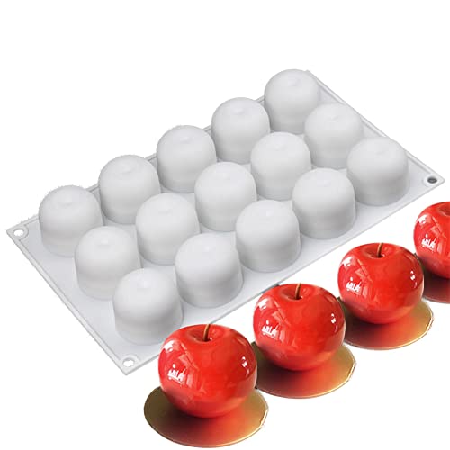 DUBENS Stampo in silicone 3D a forma di mela, per