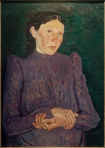 Max Beckmann Toile Peinture Frau Pagel pour Remplacer un Mur Vide de Salon