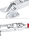QWORK J Hook Toggle Clamp, 4 Pack 375 lbs Holding Capacity Hook Type Hand Tool