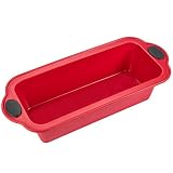 Contenido del embalaje: 1 molde de horno de silicona para tarta, 24 x 10 cm (dimensiones interiores)