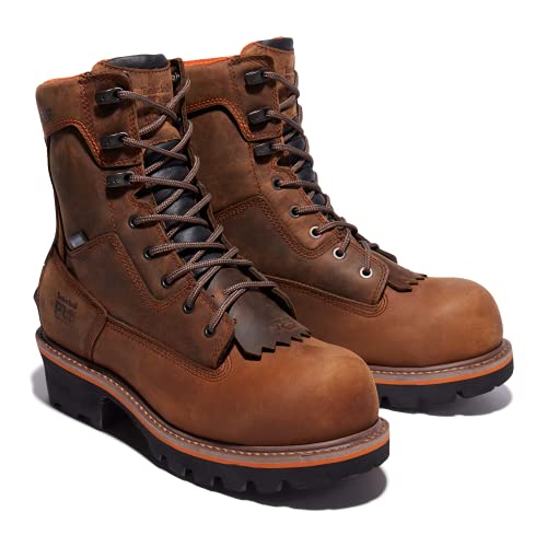 Timberland PRO Men's Evergreen 8 Inch Composite Safety Toe Waterproof Industrial Logger Work Boot2