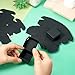 Craftdady 50 pcs Small Black Aircraft Boxes Mini Paper Jewellery Gift Boxes Square Soap Box Shipping Box Corrugated Paper Boxes for Jewelry Small Business Packing 4.1x3.8x2 cm