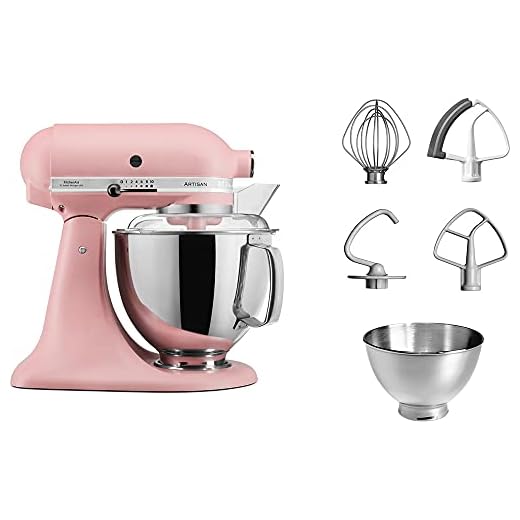 KitchenAid Artisan Robot de Cocina de 4,8L 5KSM175PSEDR (Dried rose)