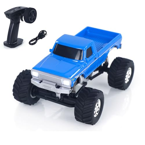 wheelfun US in Stock, JABAILE 3602 1/36 4WD 2.4G Radio Controlled Off Road Vehicles Mini Crawler Car Lipo Battery Lights RTR RC Toys Model Gift Hobby Model for Ages 14+