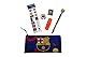 CYPBRANDS FC Barcelona, Schreibwaren-Set, Schulmaterial, Schreiben, Barça, Blau, offizielles Produkt