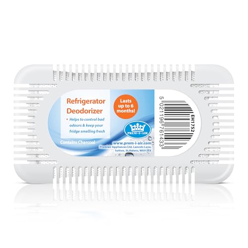 Prem-I-Air Refrigerator Deodorizer and Dehumidifier Unscented Freshener, Reduces Unwanted Smells, Odours in Fridges, Cool Boxes