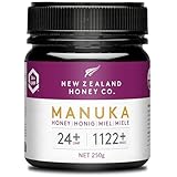 New Zealand Honey Co. Miele di Manuka MGO 1122+ / UMF 24+ | Attivo e lordo | Prodotto in Nuova Zelanda | 250g
