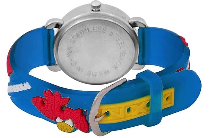 RYTORIA M Kids Cap 4 to 10 Years Kids Pink Cotton Baseball Cap with Cartoon Watch & Sunglasses Combo | Adjustable Cap | Summer Outdoor Accessories Set for Boys & Girls (Blue) 4