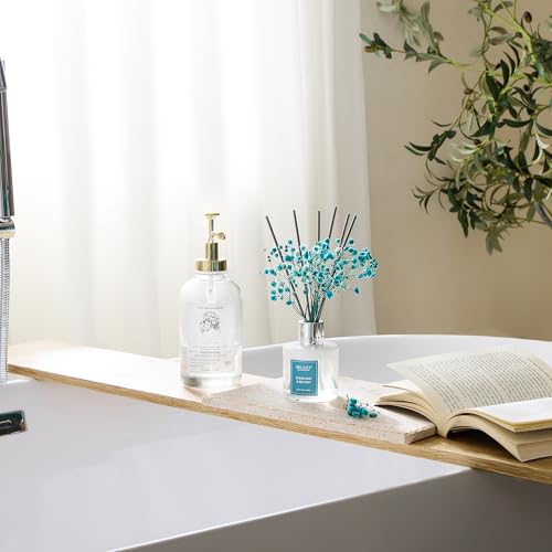 Airkeep Reed Diffuser Set,3.38 fl oz (100 ml) - Ocean Mist&Sea Salt Oil Diffusers with 8 Reed Sticks,Home Fragrance Reed Diffuser for Bathroom Shelf Decor - Image 5