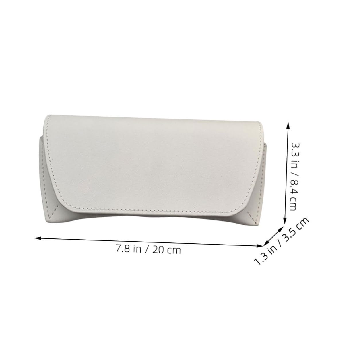 SHERCHPRY protettiva per occhiali valigia valigie astuccio occhiali valiggia astuccio per occhiali custodia per occhiali da sole custodia per occhiali da donna pvc bianca