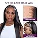 IDN BEAUTY SKINLIKE REAL 5X5 HD Lace Closure Wigs Human Hair 28 Inch 180% Density Straight Natural Black 0.1MM Ultra Thin Lace Wear and Go Bleached Single Knot Pre Plucked Glueless Wig