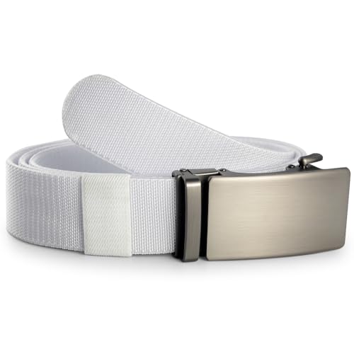 Ratchet Golf Belt for Men 2 pack, Utility Nylon Web Tactical Belt Waist, Adjustable Trim to Fit Belt Outdoor3