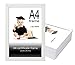 Produktbild Clay Roberts Bilderrahmen A4, Weiß, 6er Pack, Fotorahmen für Zertifikate, Dokumente und Fotos