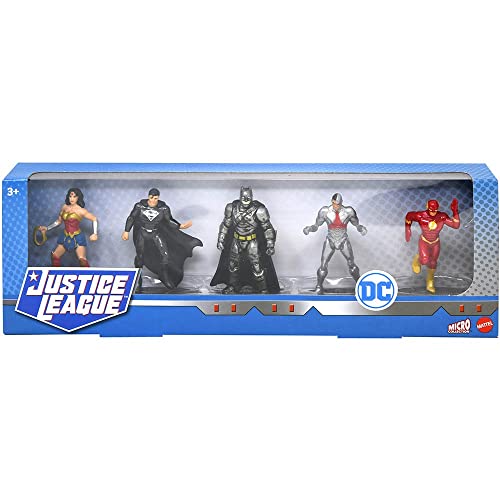 Justice League Figure Set Justice League Toys Bundle - 5 Pc Justice League Collectibles With Batman Stickers And More (Justice League Toppers) #TOP2