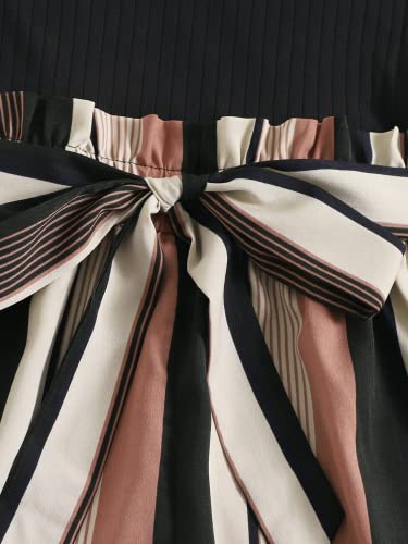 SOLY HUX Women's Summer Sleeveless Belted Tank Romper Short Jumpsuit - Image 5