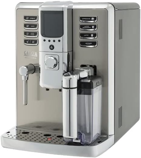 Gaggia Accademia Macchina da Caffè Automatica, per Espresso e Bevande a Base di Latte, Caffè in Grani o Macinato, RI9702/012, Silver, 1500W, 100% Made in Italy Gaggia Accademia Macchina da Caffè Automatica, per Espresso e Bevande a Base di Latte, Caffè in Grani o Macinato, RI9702/012, Silver, 1500W, 100% Made in Italy