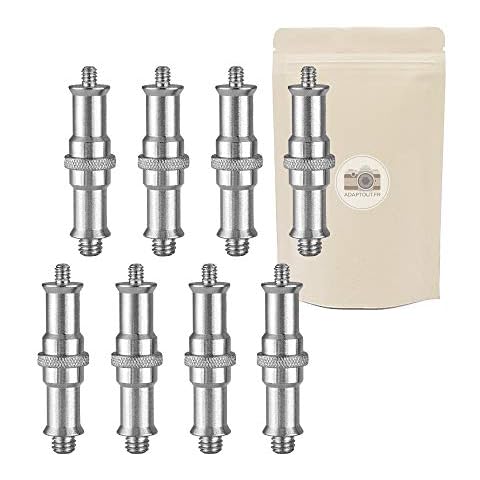 Adaptout X8 Spigot Metal 1/4 3/8 Flash Studio Adaptador Universal Cover
