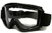 TMS Adult BLACK GOGGLES Motocross MX Dirt Bike ATV Off-Road (2718-K)