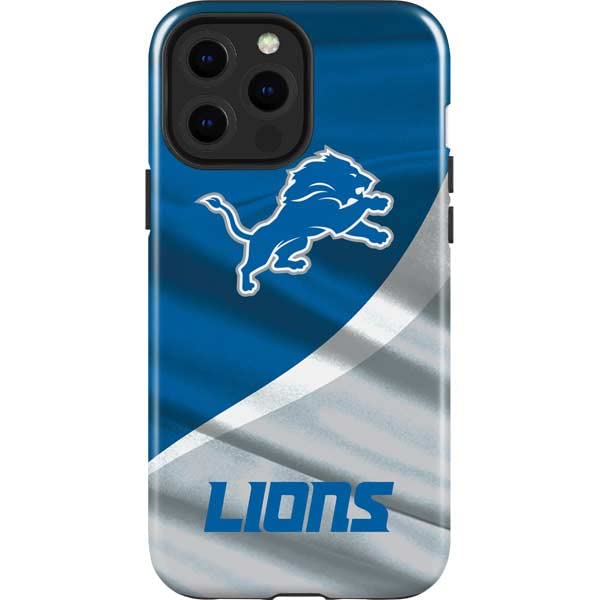 Skinit Impact Phone Case Compatible with iPhone 14 Pro Max - Officially Licensed NFL Detroit Lions Design