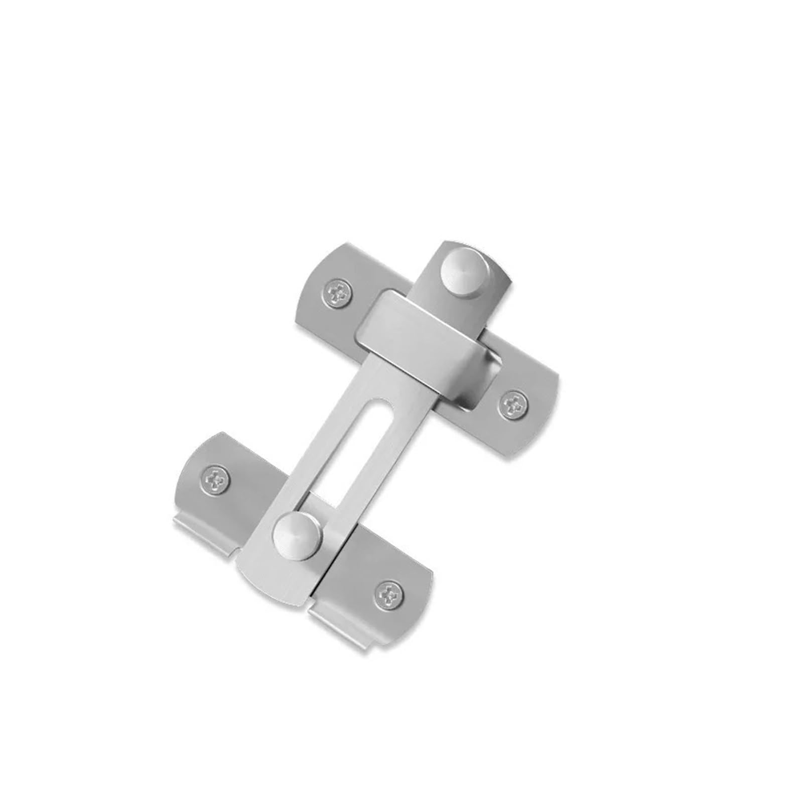 Hasp and Staple, Stainless Steel Door Padlock Hasp for Sliding Barn Door Shed Gate - Multiple Sizes(M)