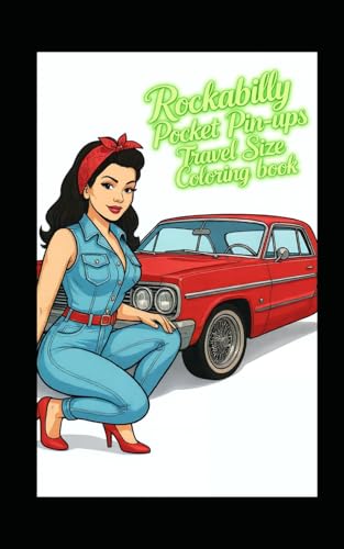 Rockabilly Pocket Pin-ups Travel Size Coloring Book (Pocket sized series)