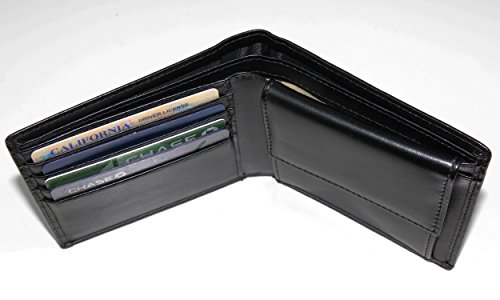 Top Rated Rfid Blocking Leather Wallet For Men + Protect Your Id Credit Card + Bi-Fold/Trifold Wallets With Latest Rfid Block Technology (Black) #TOP2