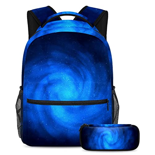 Sac à dos voyage enfant pour l'école et les sorties avec trousse galaxie