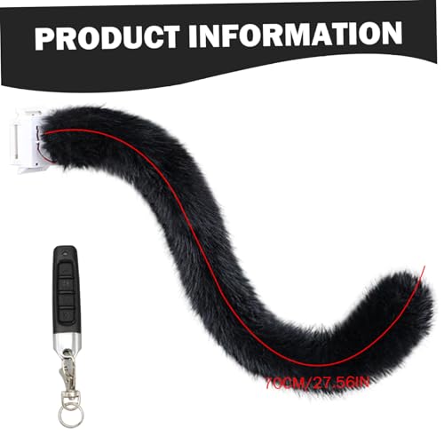 Queue de chat électrique rechargeable à télécommande pour costume Halloween et cosplay - 6