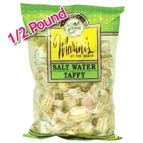 Marini's Candies 1 lb. Salt Water Taffy- Original 6 Flavor Assortment