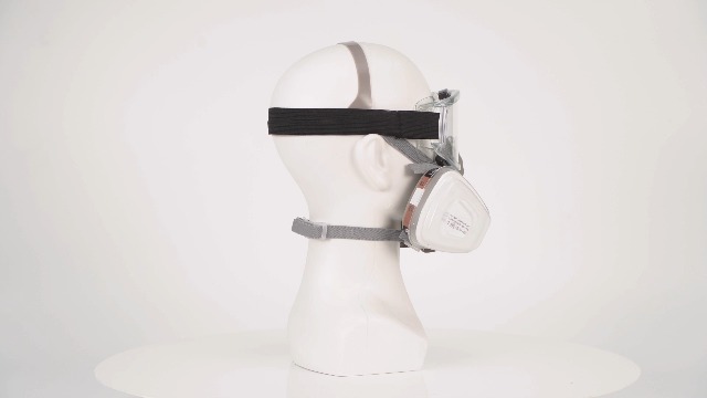 Masque Respiratoire Réutilisable Avec Filtres - Protection Contre Vapeurs, Poussières, Peinture, Formaldéhyde - Silicone Alimentaire
