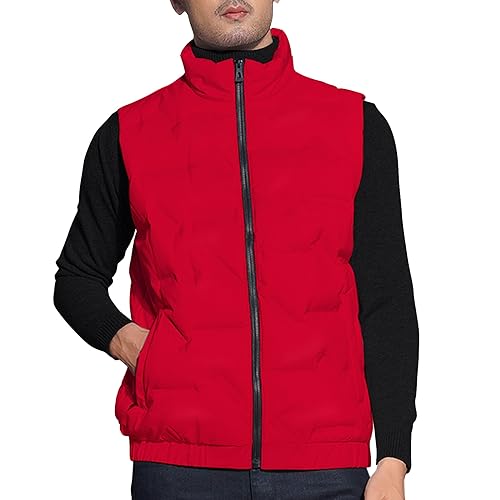 MEILONGER Mens Down Vest Winter Casual Thick Warm Outdoor Sleeveless Puffer Jacket for Hiking Travel Running2