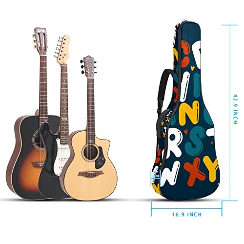 Housse étanche pour guitare acoustique avec double bandoulière et poche Motif camouflage vert, Multicolore 10., 42.9×16… - Les Beatles, Paul McCartney, John Lennon, RIngo Starr, George Harrison Housse étanche pour guitare acoustique avec double bandoulière et poche Motif camouflage vert, Multicolore 10., 42.9x16… – Image 6